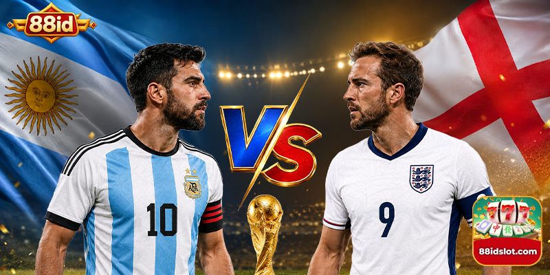 skor argentina vs inggris